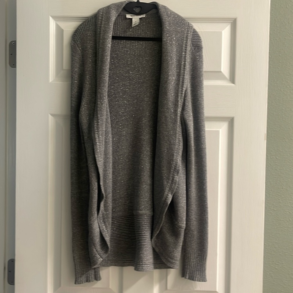 WHBM open long cardigan